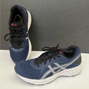 Asics Kids Jolt 2 Dark Blue Running Sneakers Size 5